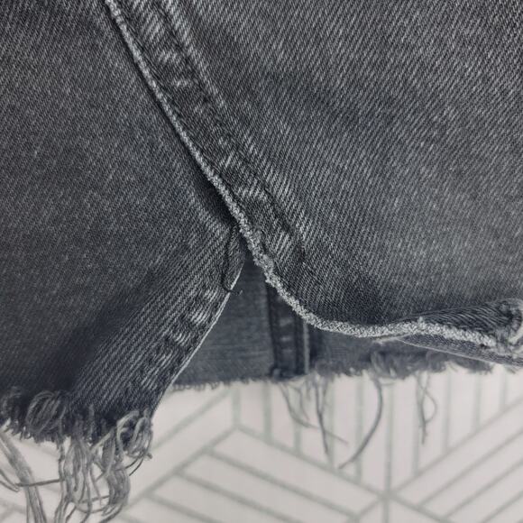 ASOS Black Jean Pelmet Skirt Sz 0 - Picture 8 of 11